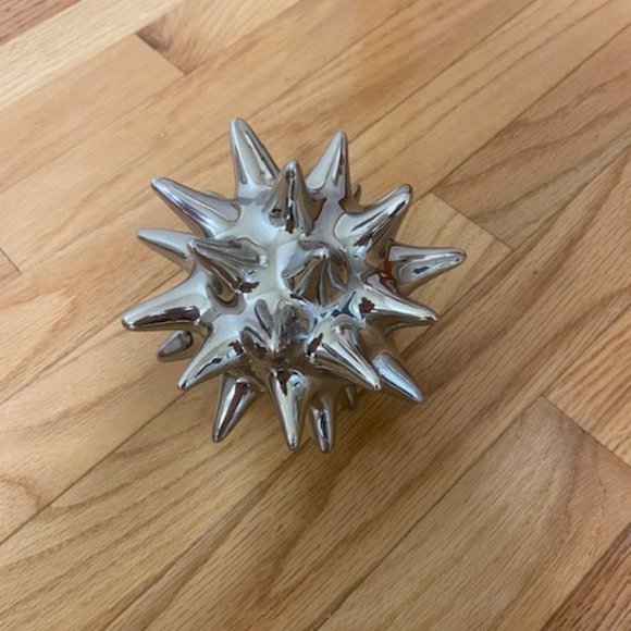 Hamblen Urchin Shiny Silver Object by Mercury Row® - Picture 1 of 2